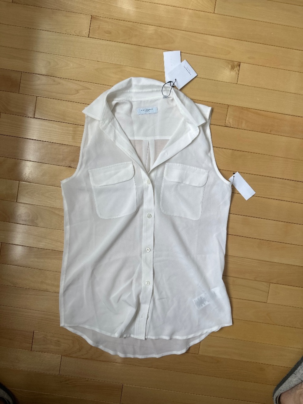 NWT Equipment Sill Blouse
